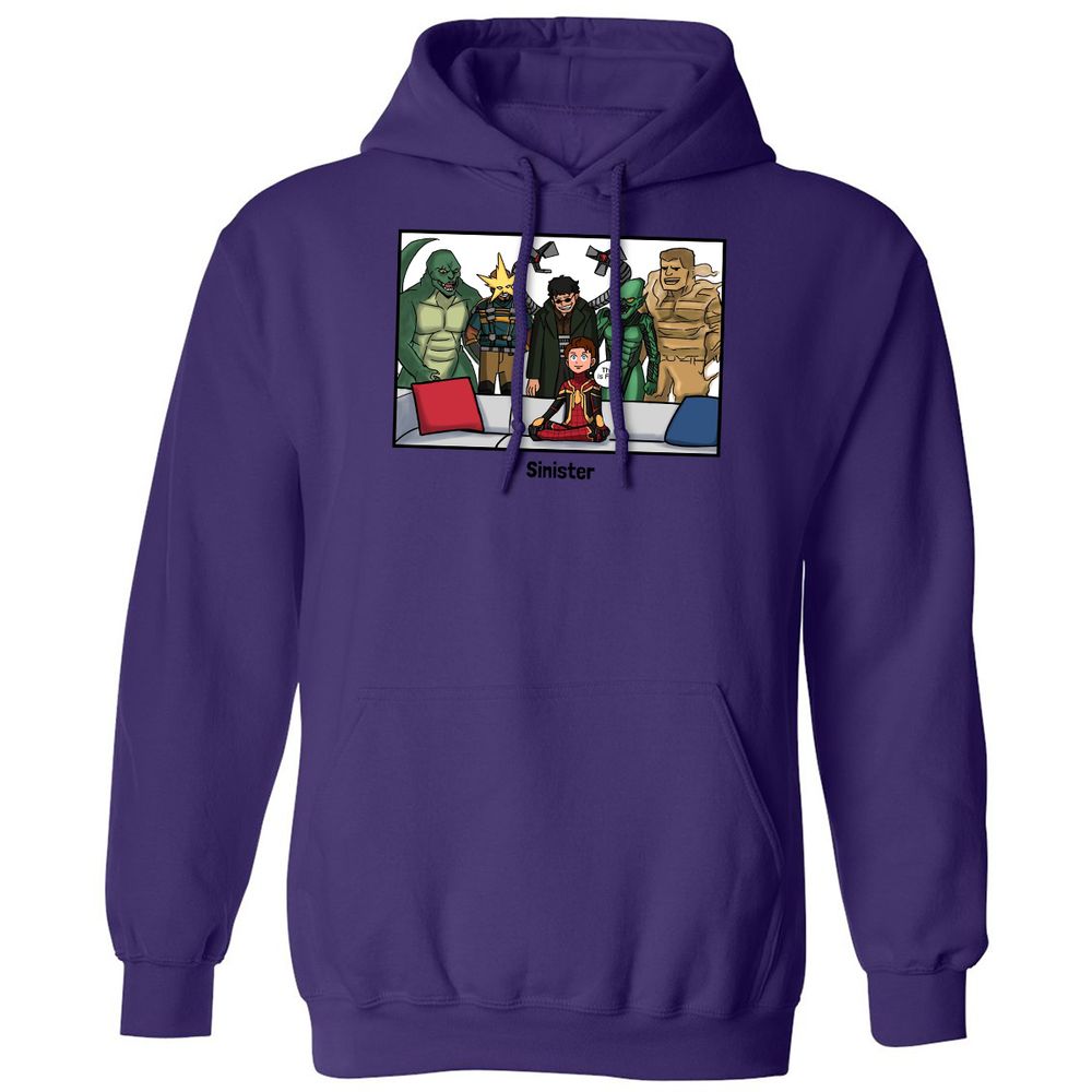 Classic Unisex Hoodie - 98R5DRET - Purple - 6
