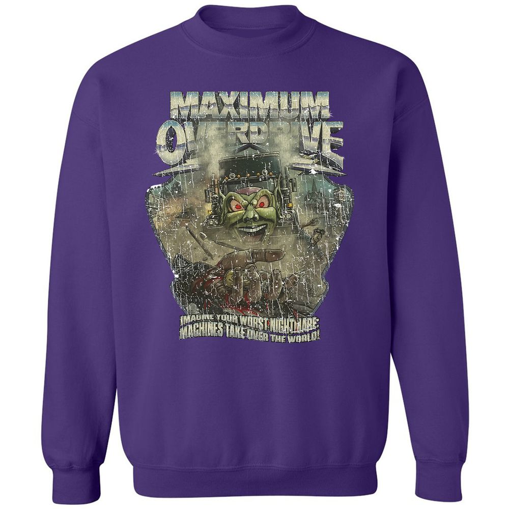 Classic Unisex Sweatshirt - H33BE4ZH - Purple - 6