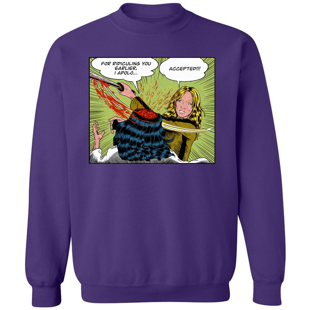 Classic Unisex Sweatshirt - 3F6BTK8R - Purple - 6
