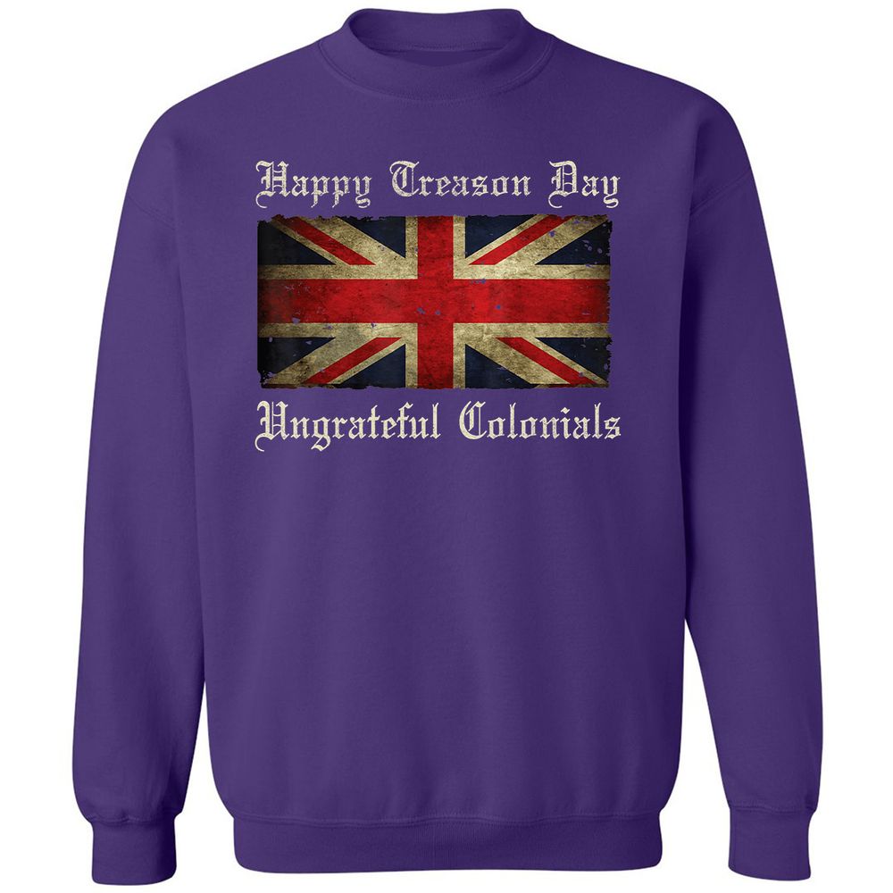 Classic Unisex Sweatshirt - 7TJETHYA - Purple - 6