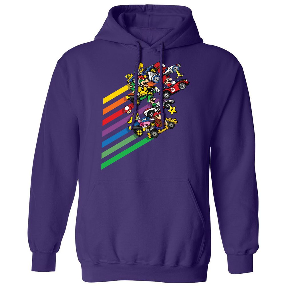 Classic Unisex Hoodie - J451P7JV - Purple - 6