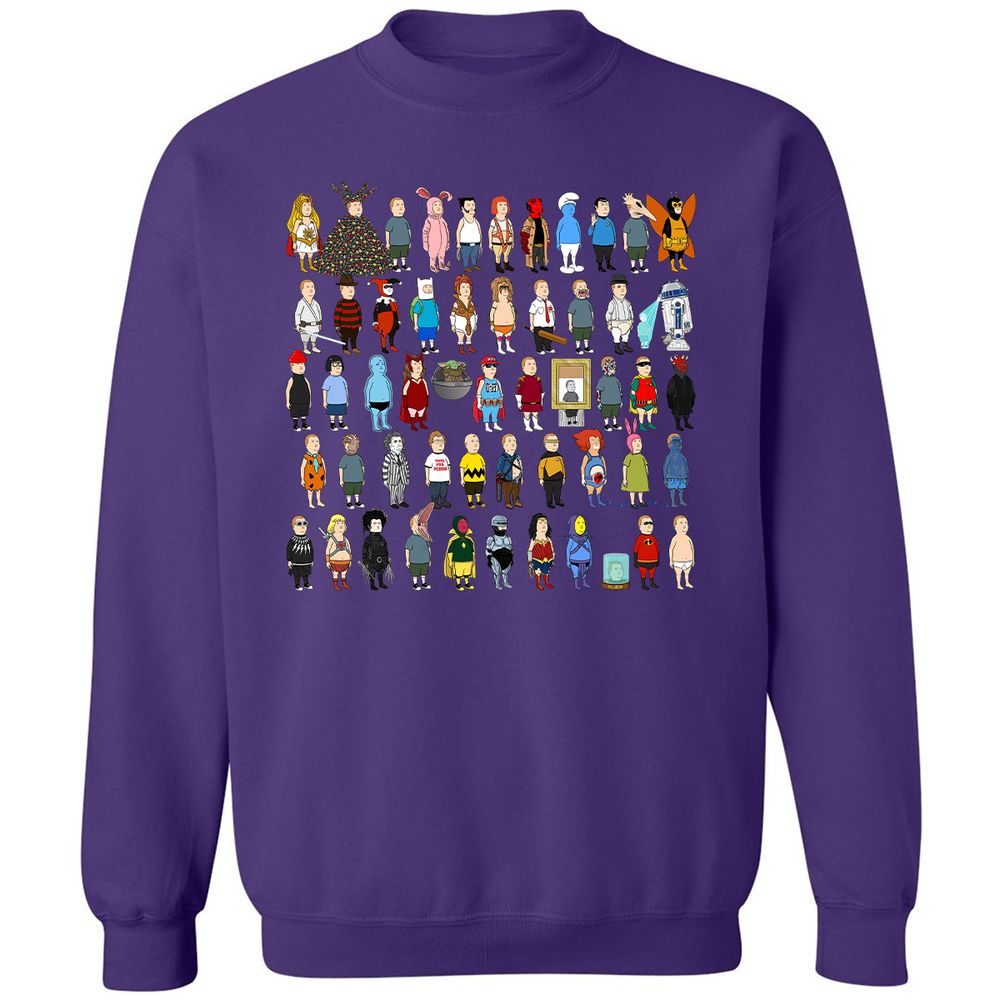 Classic Unisex Sweatshirt - 8BK3YPRD - Purple - 6
