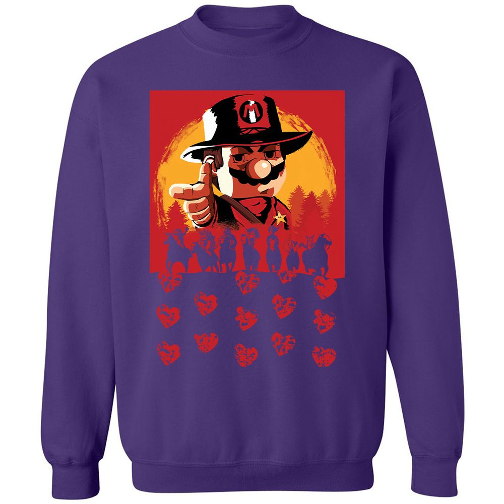 Classic Unisex Sweatshirt - TPXFXBNU - Purple - 6