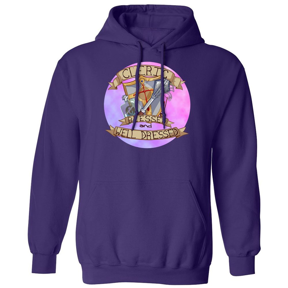 Classic Unisex Hoodie - 4AQE7BPP - Purple - 6