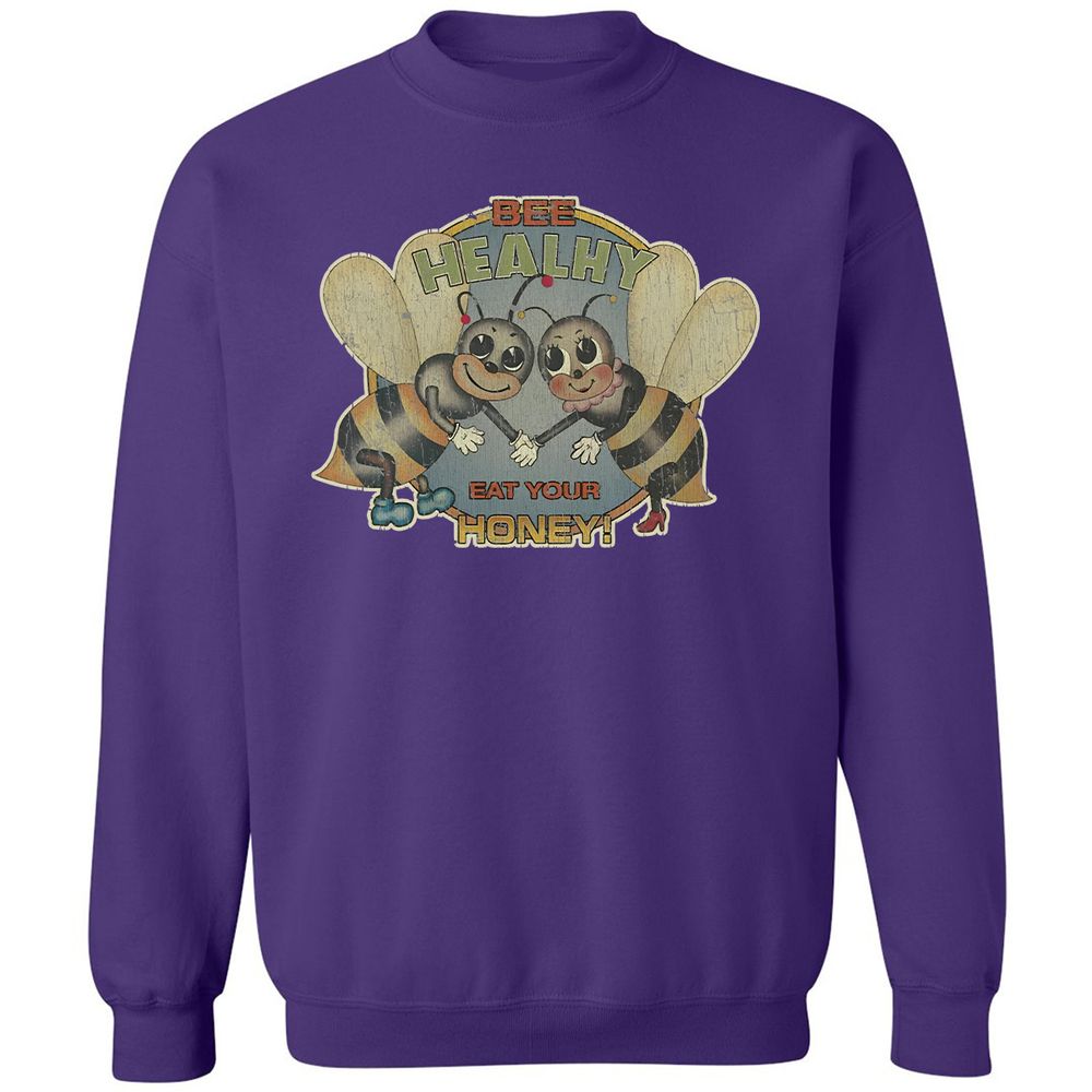 Bee Healthy Eat Your Honey - Purple - 6