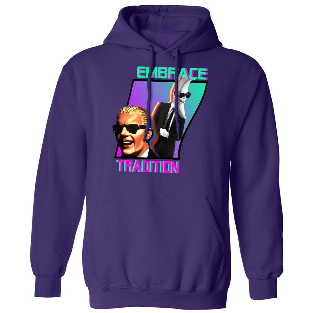 Classic Unisex Hoodie - UM231A69 - Purple - 6