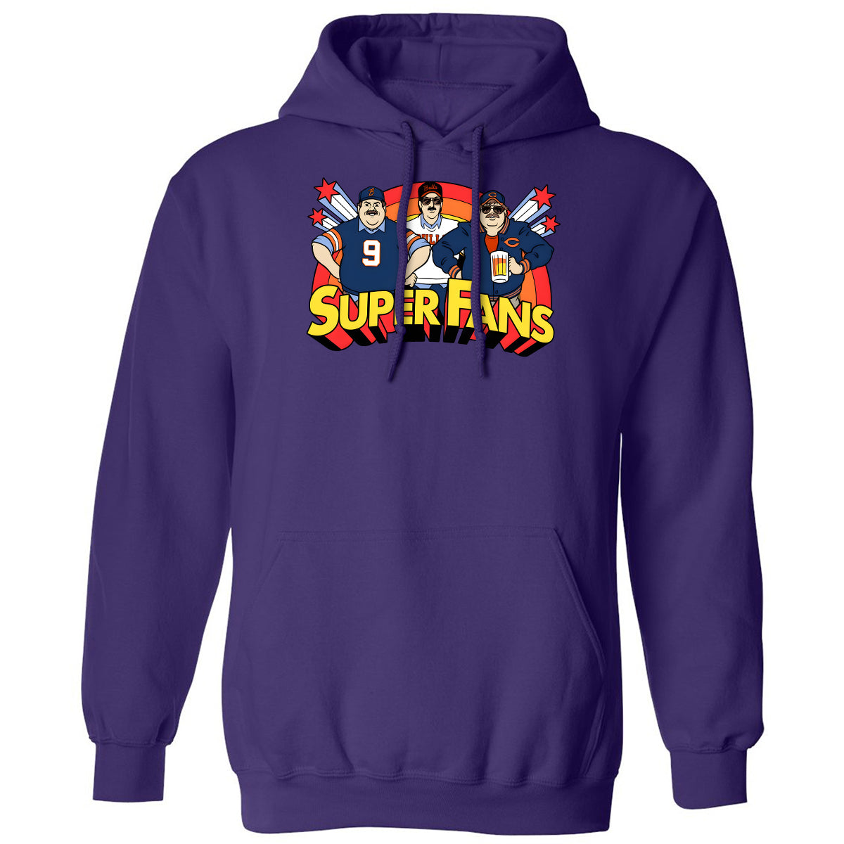 Classic Unisex Hoodie - XDQT7D4E - Purple - 6