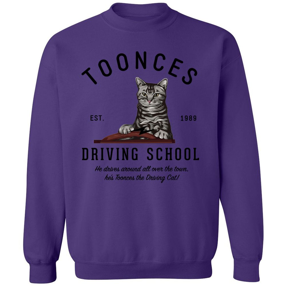 Funny Cat Driving School - Purple - 6