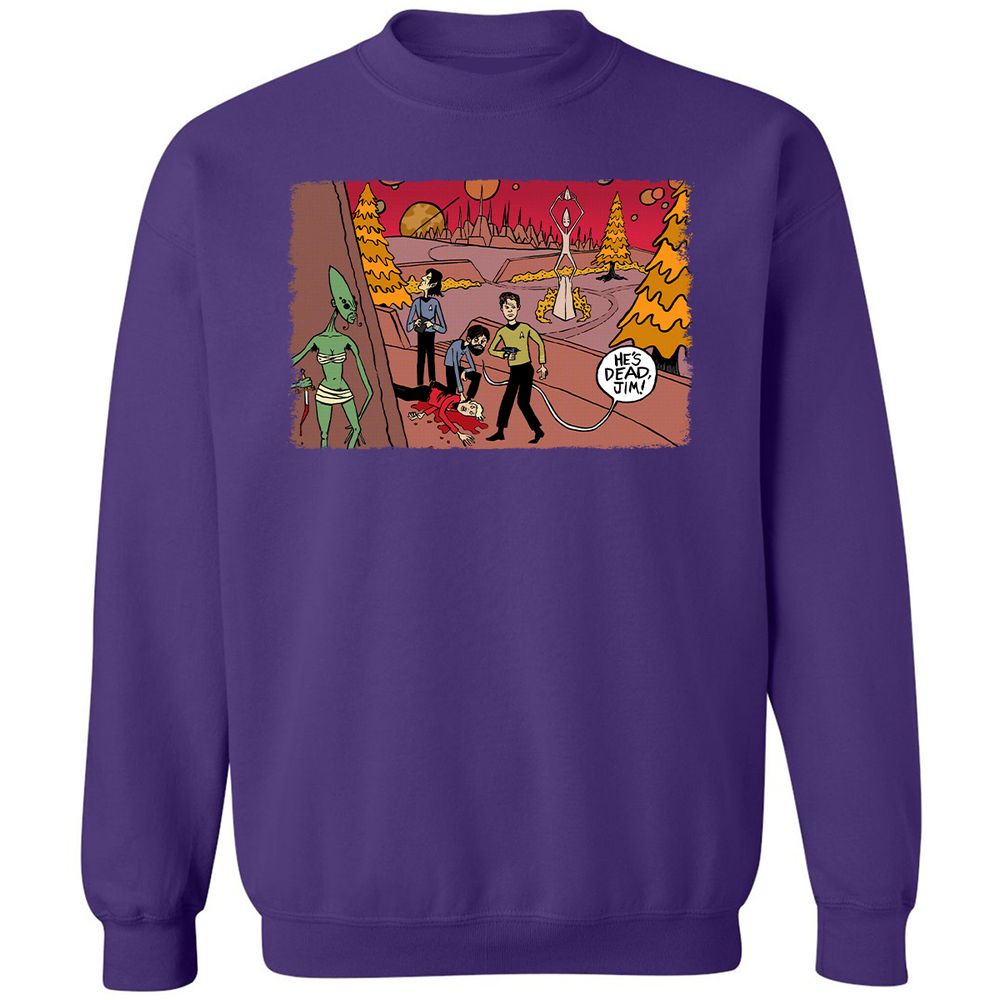 Classic Unisex Sweatshirt - 1XHBAAFB - Purple - 6