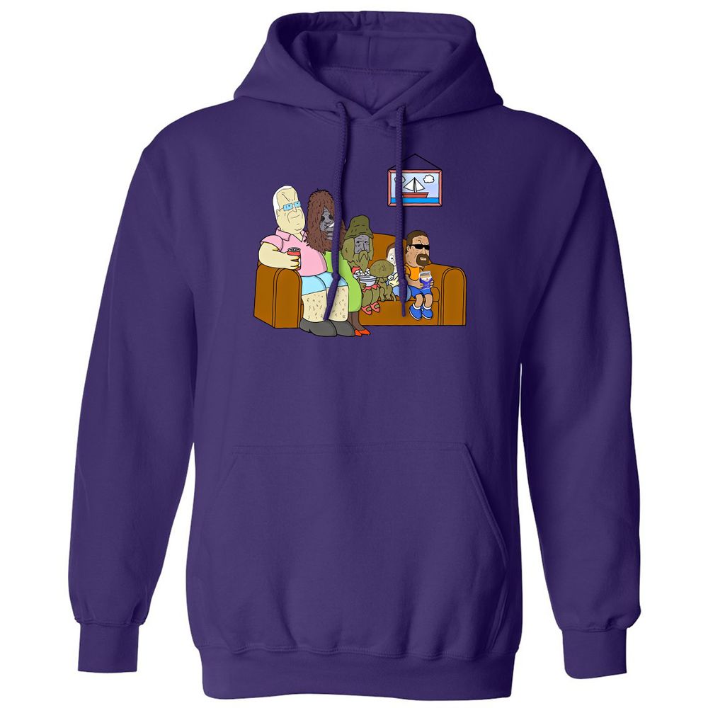 Classic Unisex Hoodie - 3UQCPCSB - Purple - 6