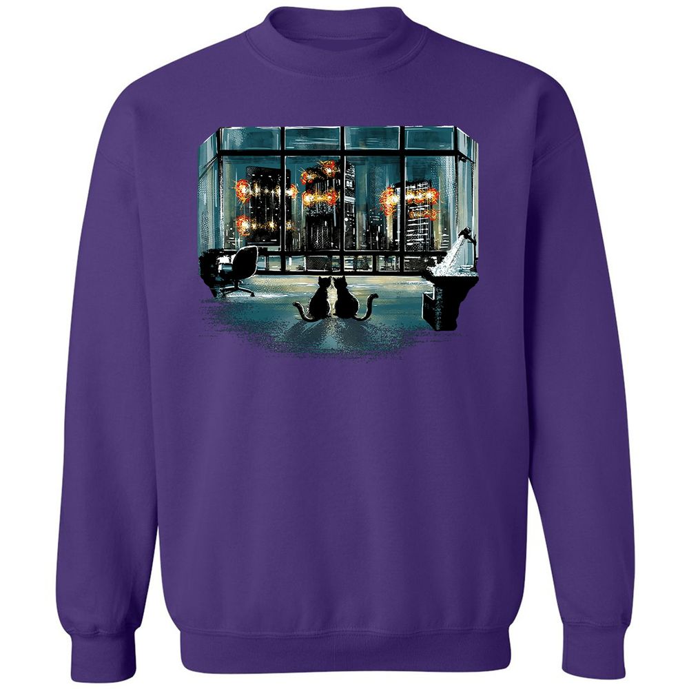 Classic Unisex Sweatshirt - J7D4L12M - Purple - 6
