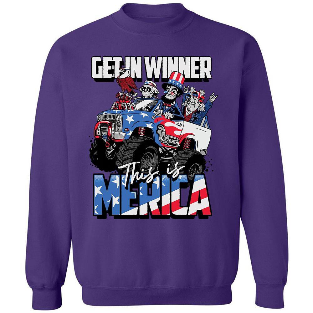 Classic Unisex Sweatshirt - UAR5VRM9 - Purple - 6