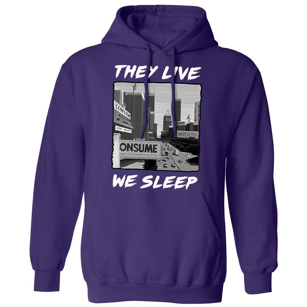 Classic Unisex Hoodie - UUVH5LZN - Purple - 6