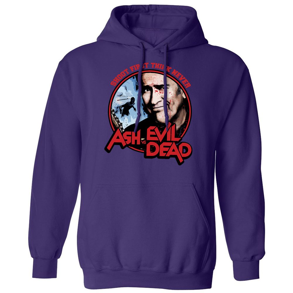 Classic Unisex Hoodie - RMQL9XHW - Purple - 6