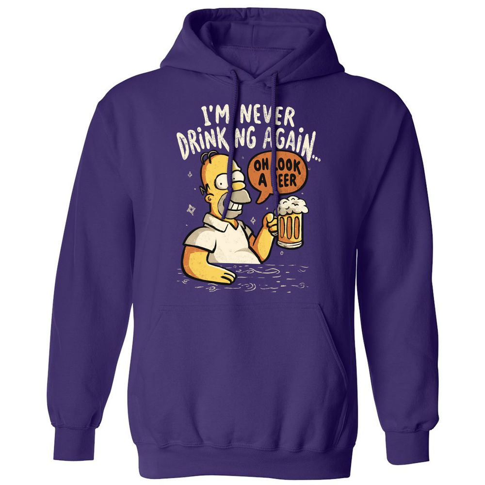 Classic Unisex Hoodie - TS6NVQFX - Purple - 6