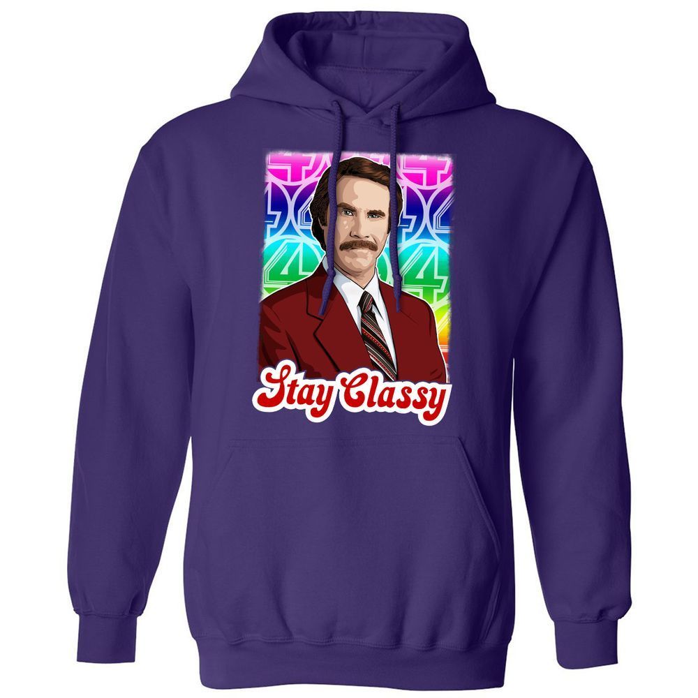 Classic Unisex Hoodie - XVA5S8A4 - Purple - 6