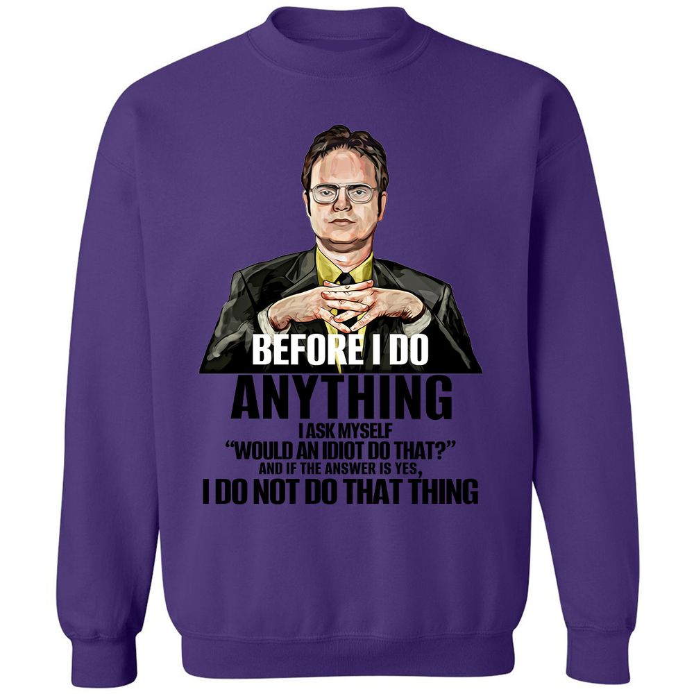 Classic Unisex Sweatshirt - 46J5DZ3Y - Purple - 6