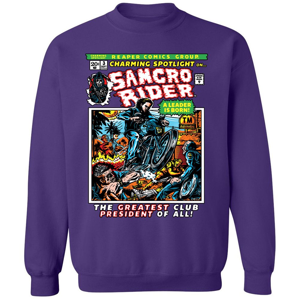 Classic Unisex Sweatshirt - 19GETZWN - Purple - 6