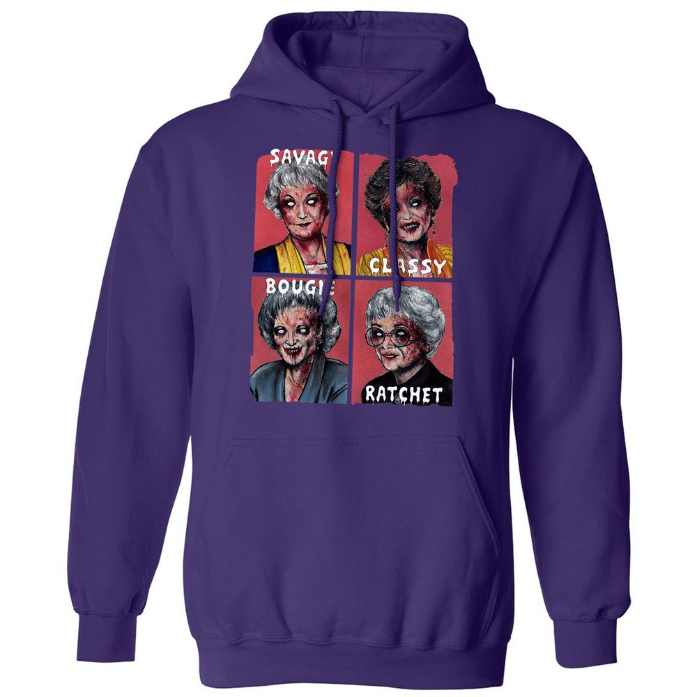 Classic Unisex Hoodie - 6FM9UL62 - Purple - 6