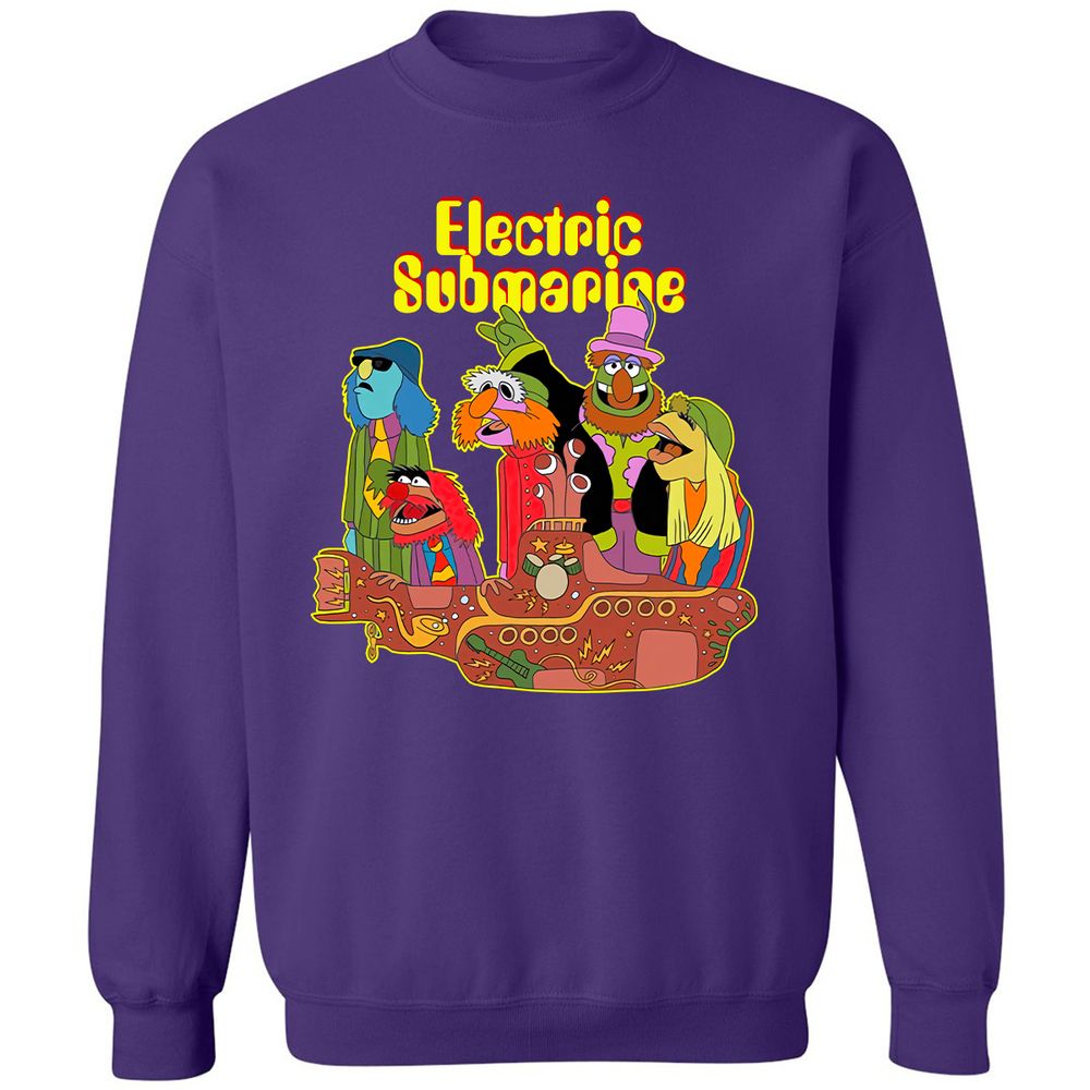Classic Unisex Sweatshirt - 72K555H2 - Purple - 6