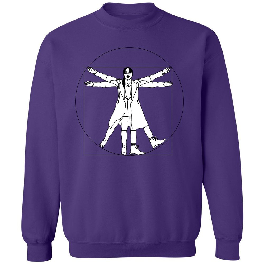 Vitruvian Philomena Cunk - Cunk on Earth - Purple - 6