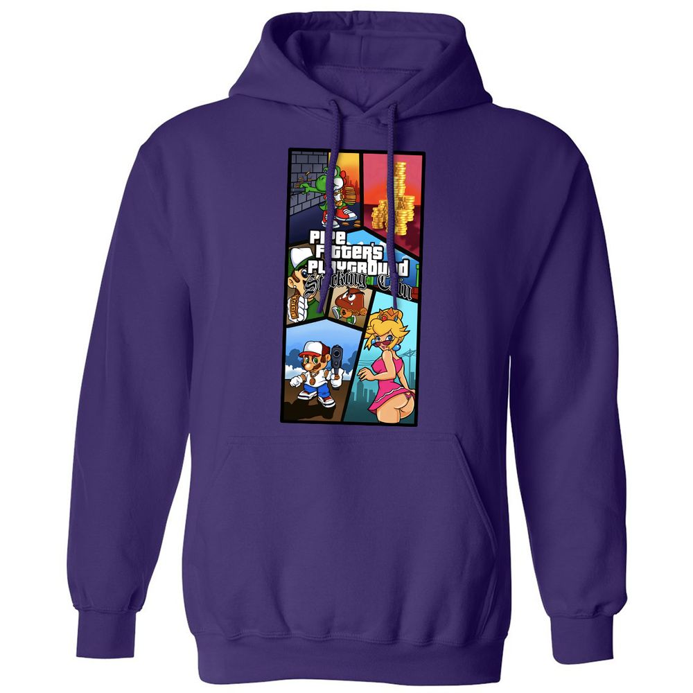 Classic Unisex Hoodie - D4B5SNZR - Purple - 6