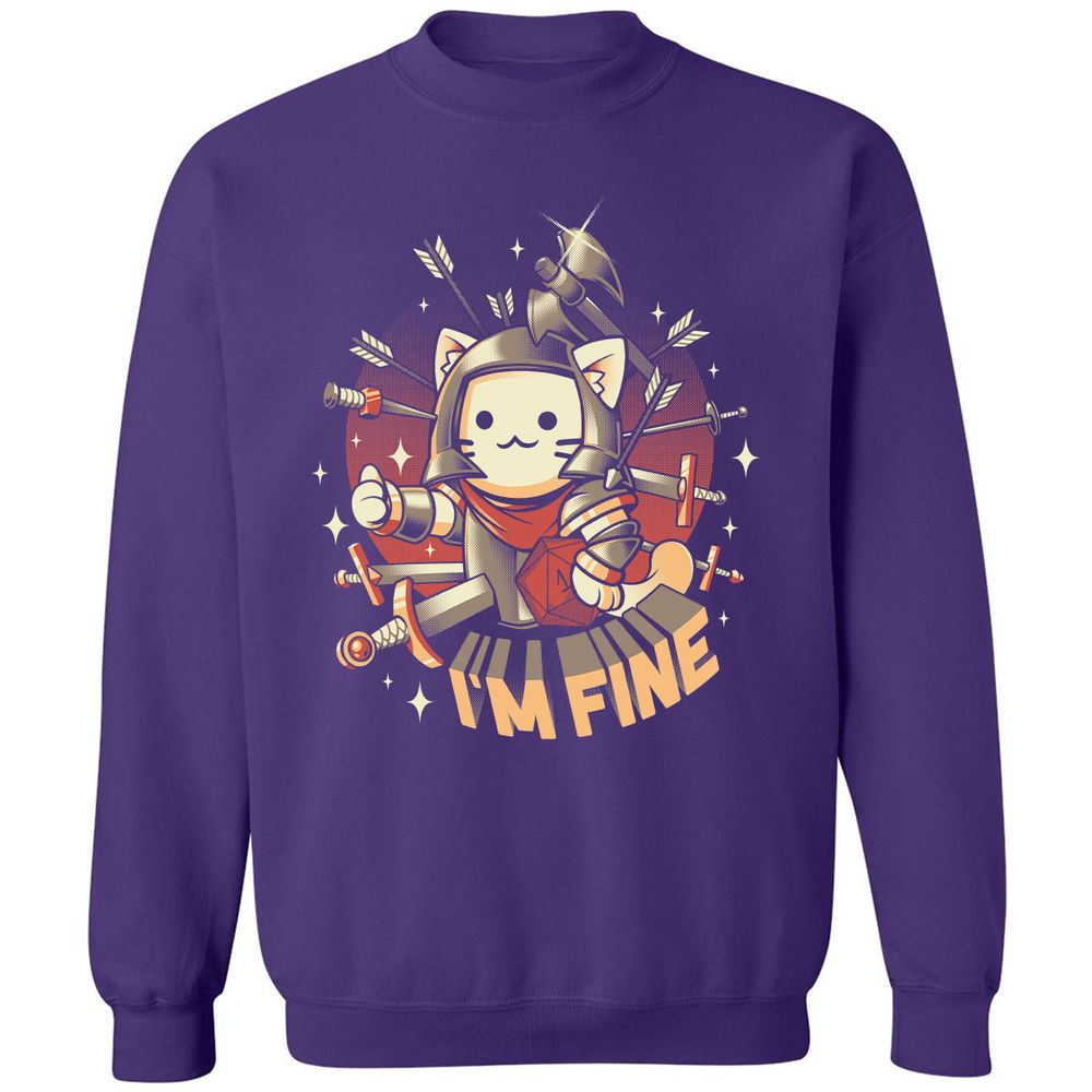 Classic Unisex Sweatshirt - SWTD5FPE - Purple - 6