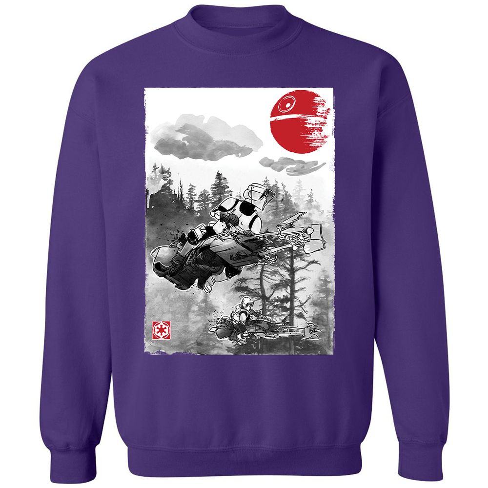 Classic Unisex Sweatshirt - X7QFK66J - Purple - 6