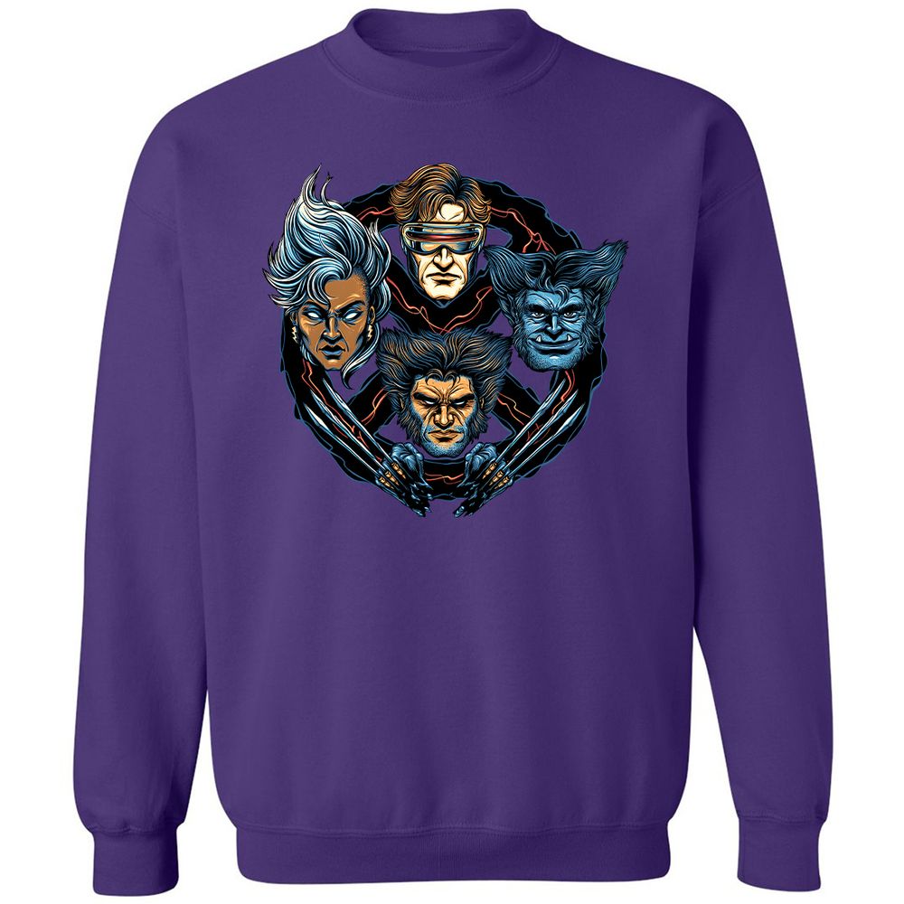 Classic Unisex Sweatshirt - 6X9XFKDL - Purple - 6