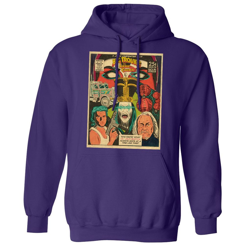 Classic Unisex Hoodie - E44BP3SR - Purple - 6