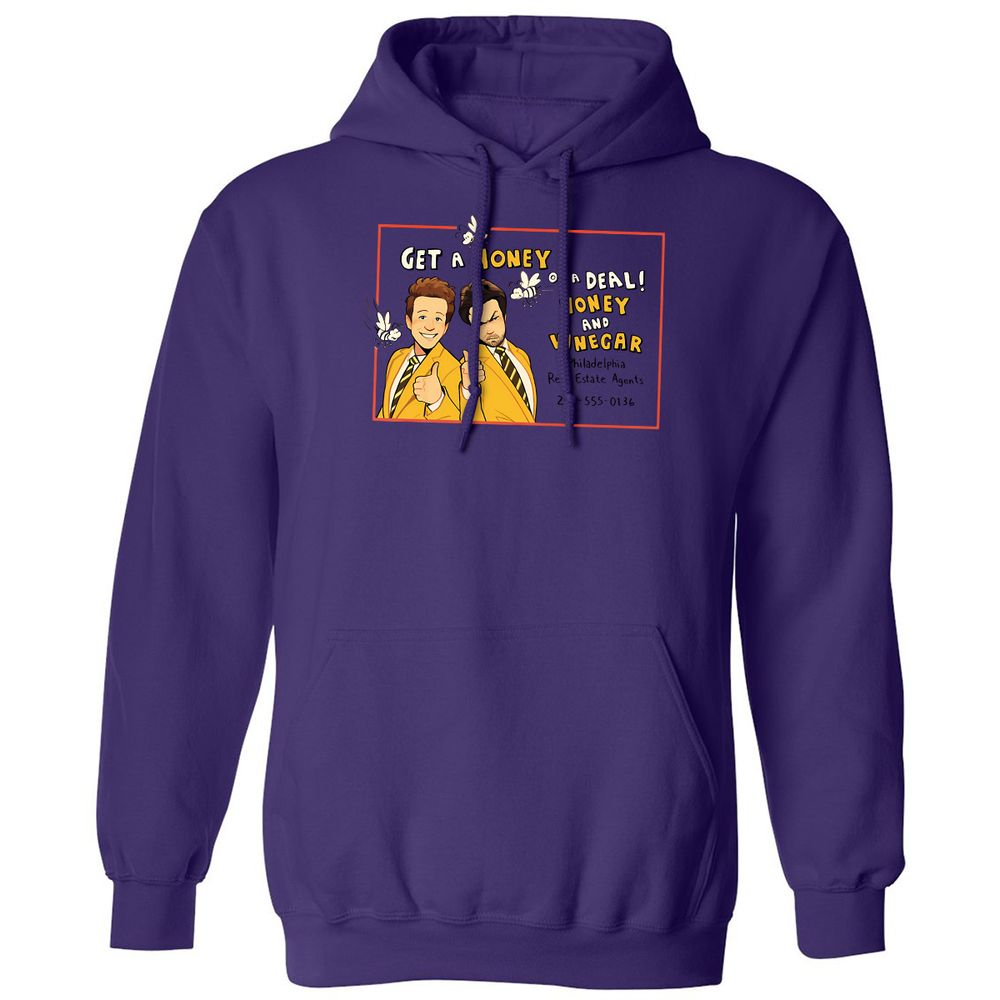 Classic Unisex Hoodie - 4J52YX7X - Purple - 6