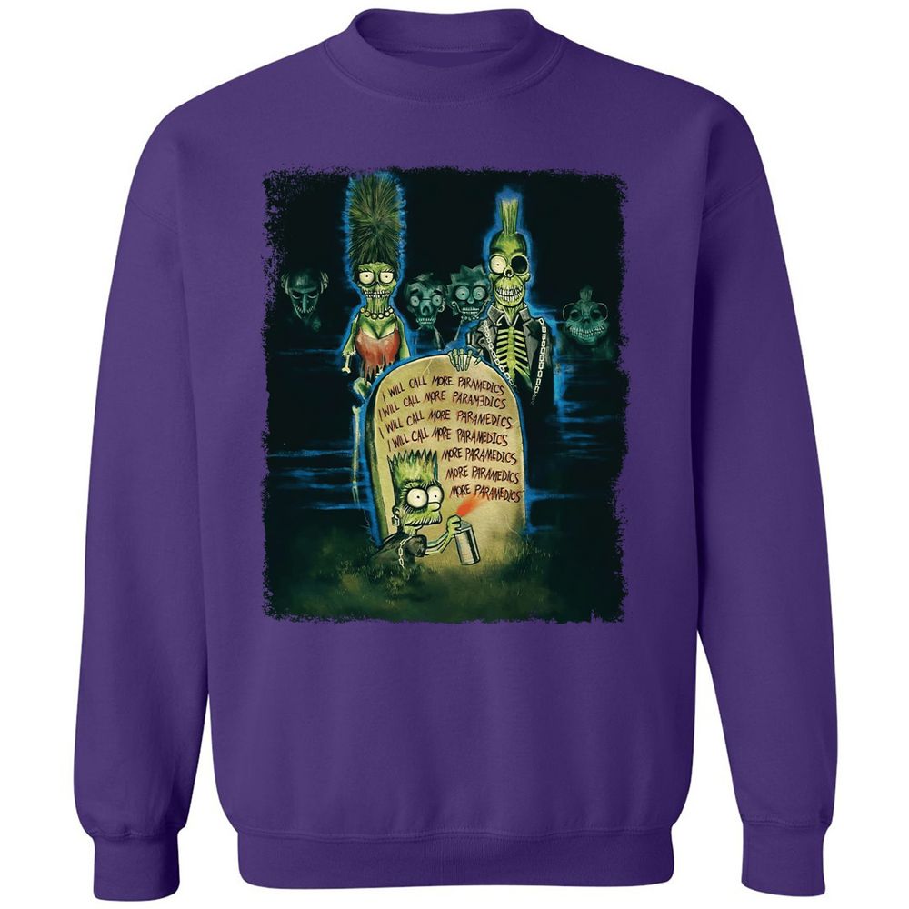 Classic Unisex Sweatshirt - PTJEV891 - Purple - 6
