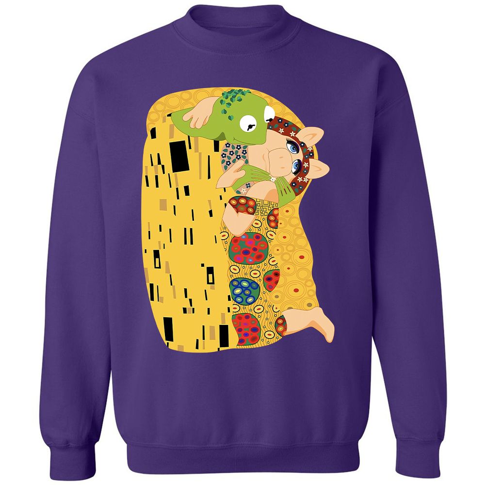 Classic Unisex Sweatshirt - V3ED4NHT - Purple - 6
