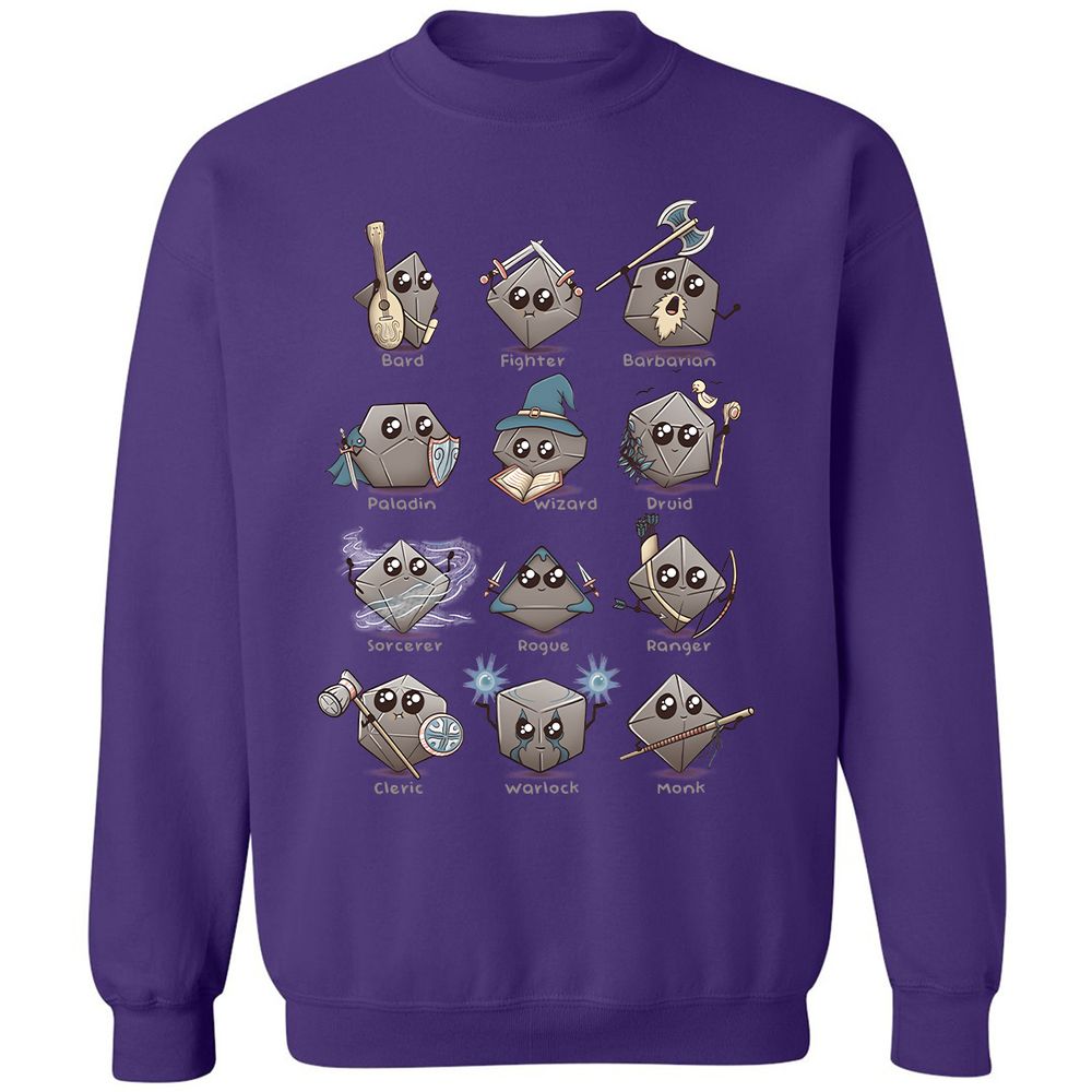 Classic Unisex Sweatshirt - 1UGNJBJL - Purple - 6