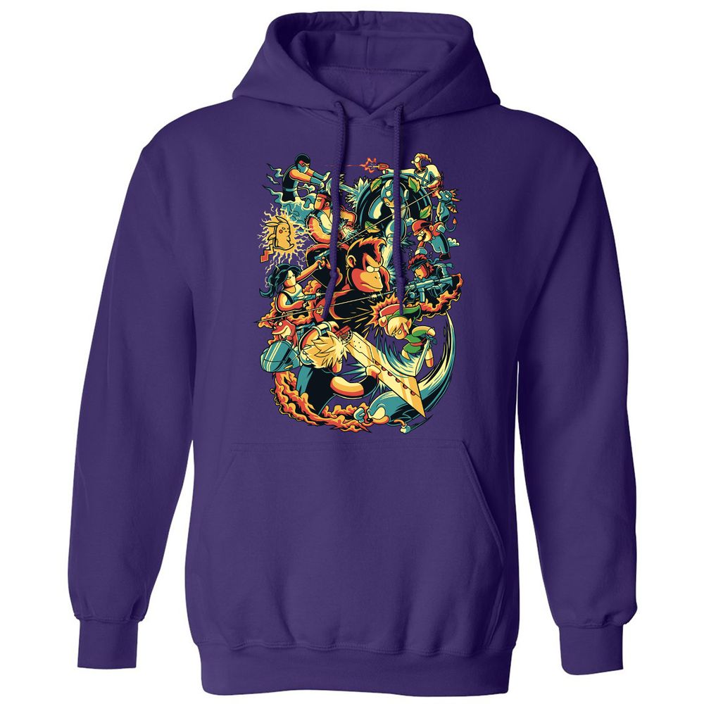 Classic Unisex Hoodie - K8SSA7NQ - Purple - 6