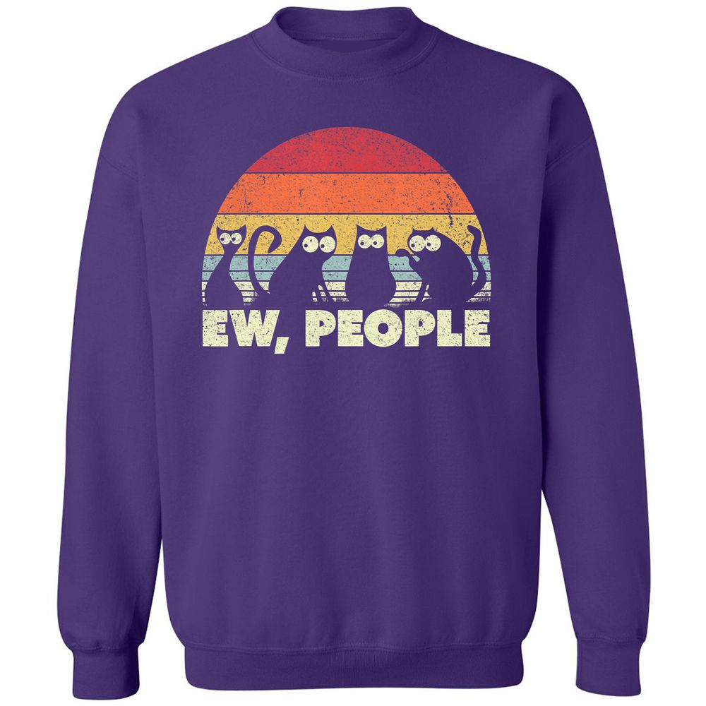 Classic Unisex Sweatshirt - SJK6YMES - Purple - 6