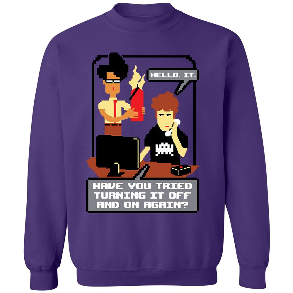 Classic Unisex Sweatshirt - X3BV85E5 - Purple - 6