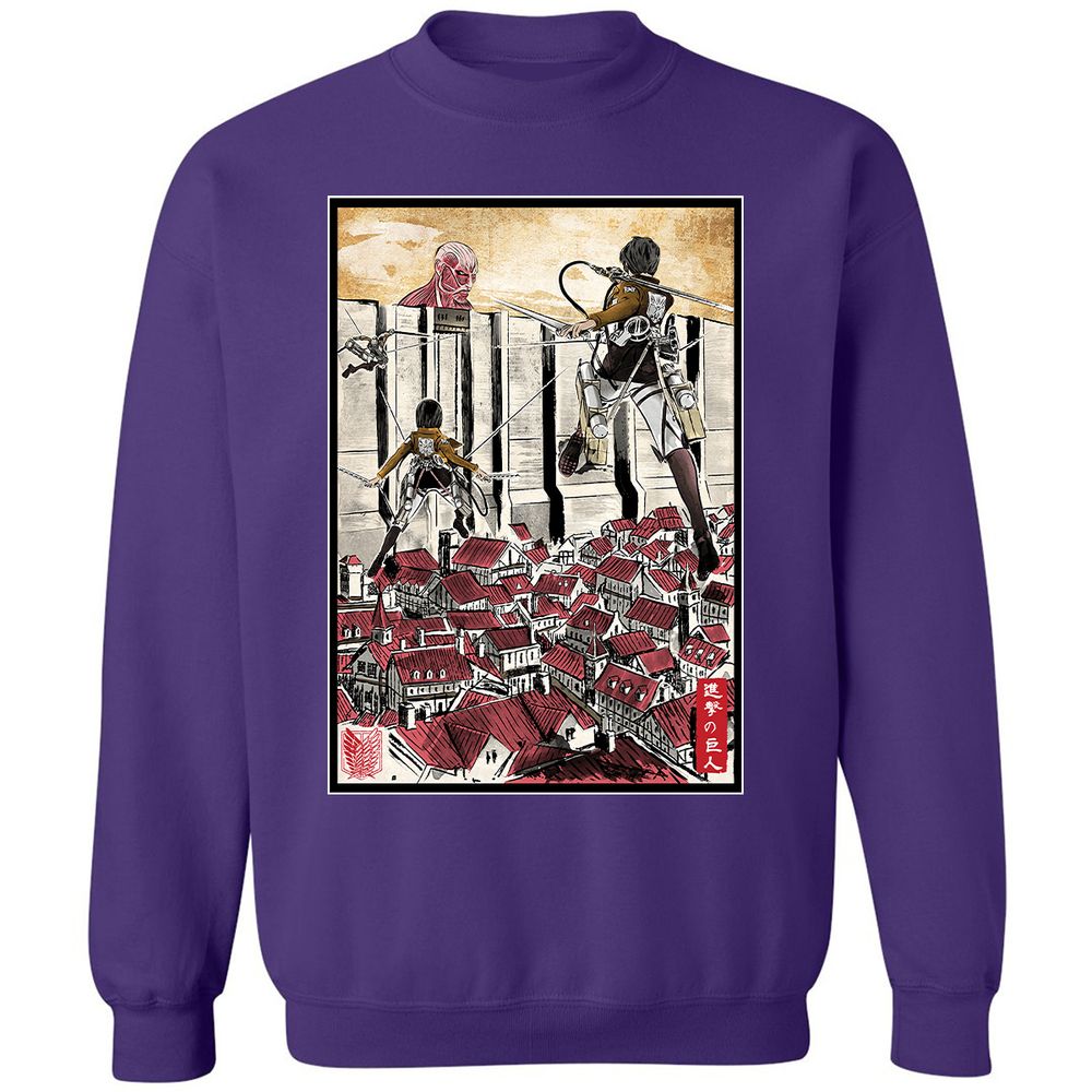 Classic Unisex Sweatshirt - SX69ELML - Purple - 6