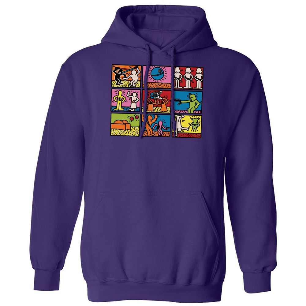 Classic Unisex Hoodie - 8H8FSJXT - Purple - 6