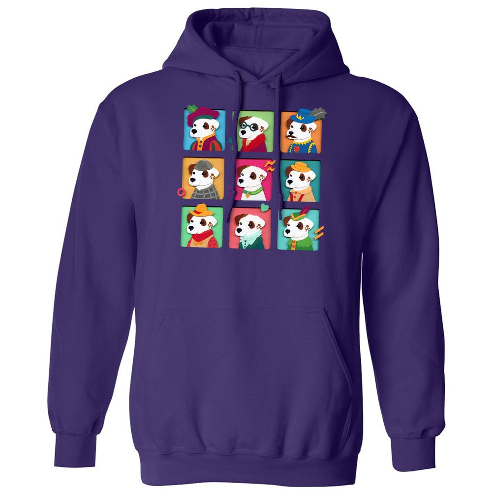 Classic Unisex Hoodie - UVN6VFM5 - Purple - 6