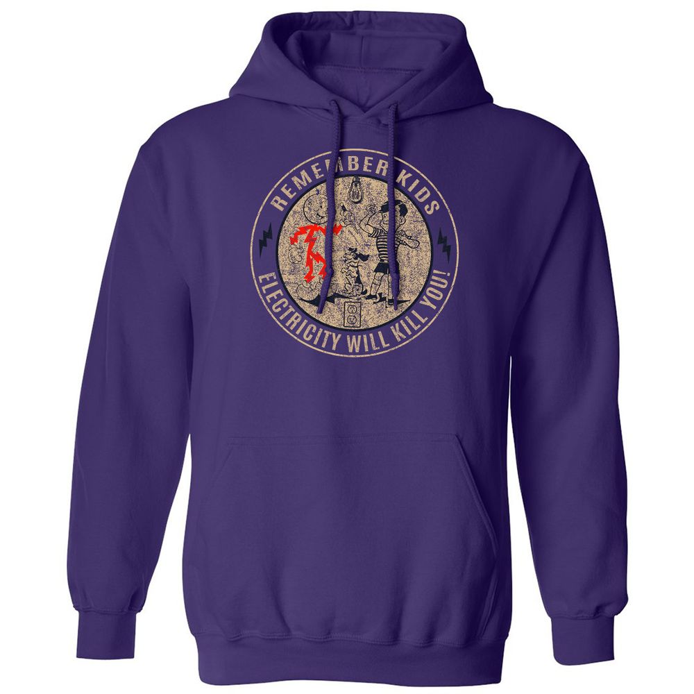 Classic Unisex Hoodie - Q5YVXBE3 - Purple - 6
