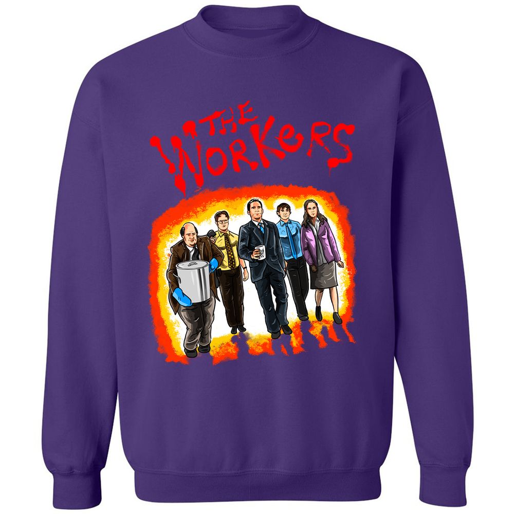 Classic Unisex Sweatshirt - X7L3CFBS - Purple - 6