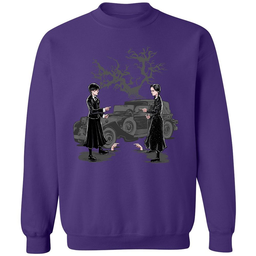 Classic Unisex Sweatshirt - JVBWS844 - Purple - 6