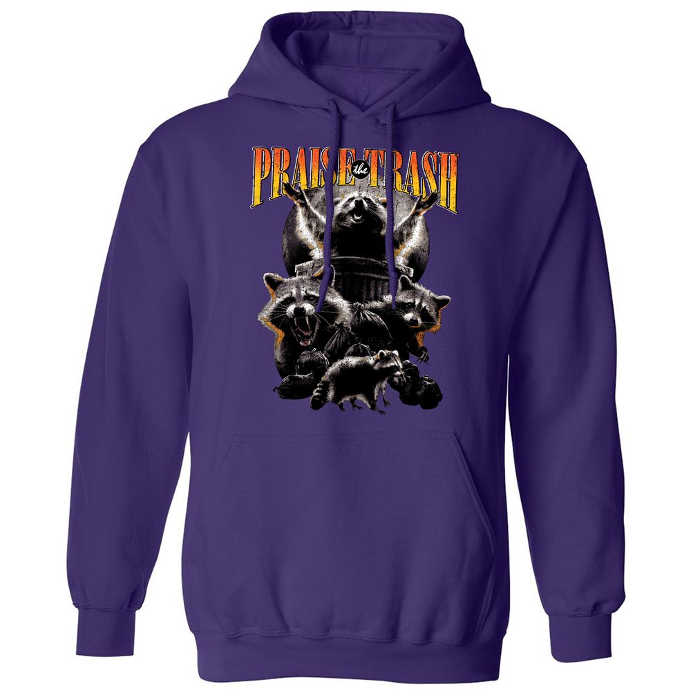 Classic Unisex Hoodie - NQT768GQ - Purple - 6