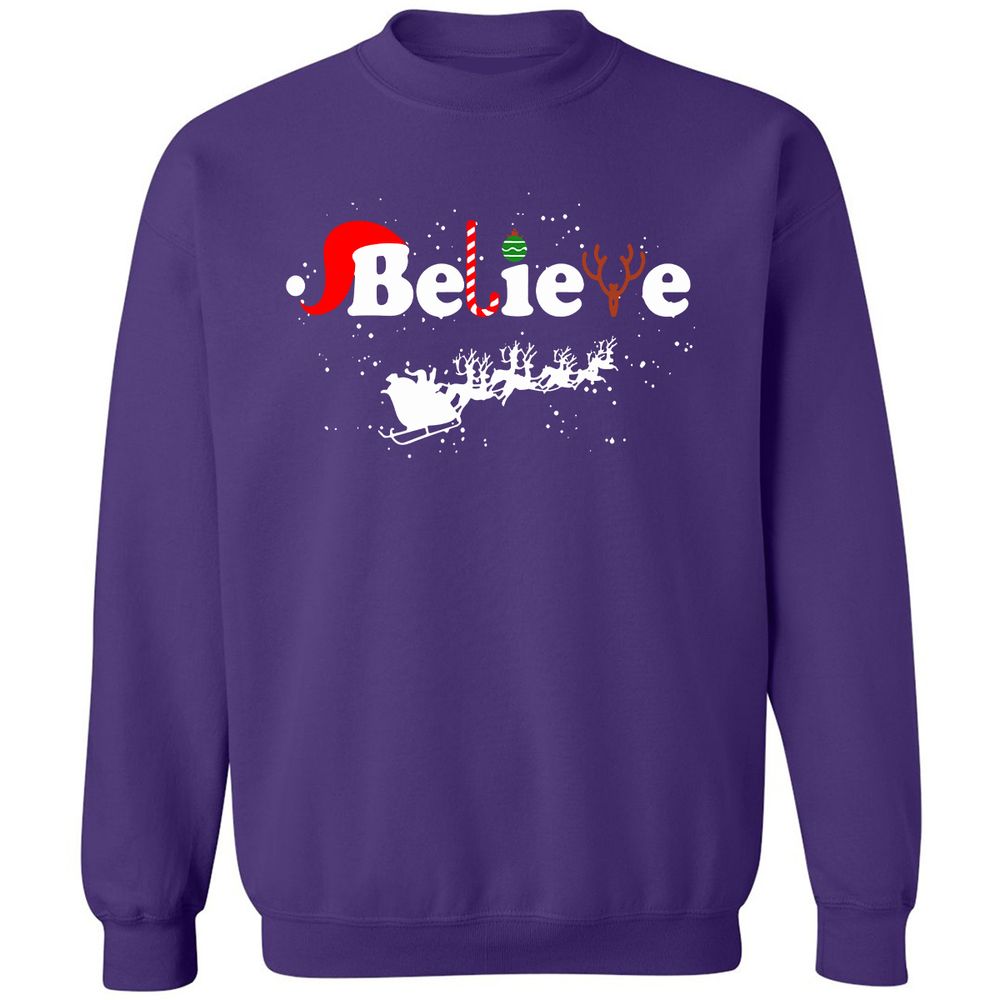 Classic Unisex Sweatshirt - KX5Q2LXY - Purple - 6