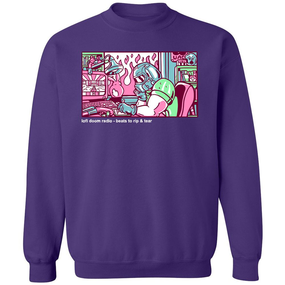 Classic Unisex Sweatshirt - UW24NGFY - Purple - 6