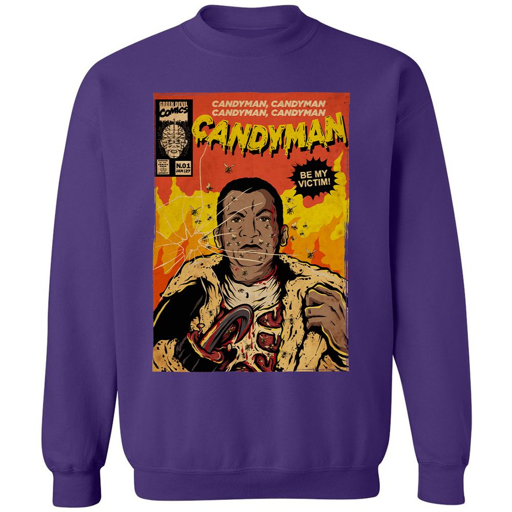 Classic Unisex Sweatshirt - JQQMDF41 - Purple - 6