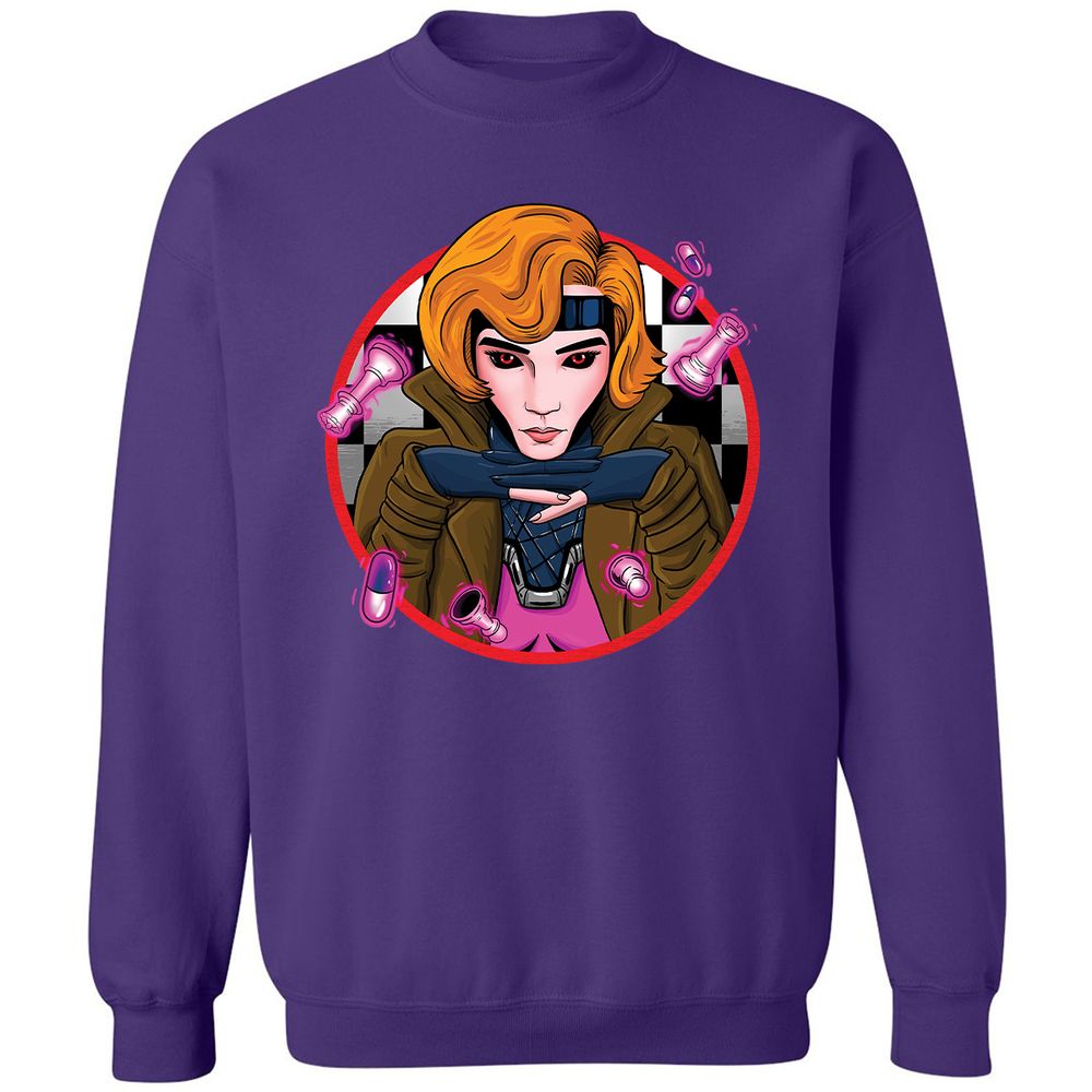 Classic Unisex Sweatshirt - BEMDX24L - Purple - 6