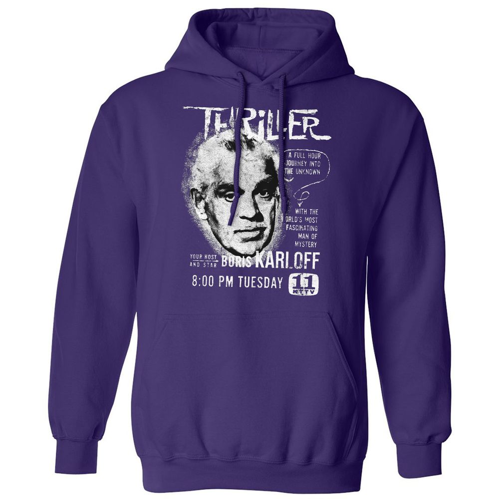 Classic Unisex Hoodie - L1H15MJF - Purple - 6