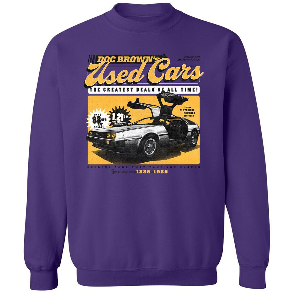 Classic Unisex Sweatshirt - MVC8HFM7 - Purple - 6